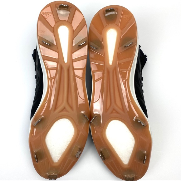 New Adidas Icon 4 Gum Metal Baseball Cleats - Picture 8 of 12